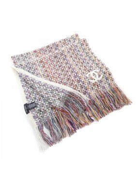 Chanel Scarf White